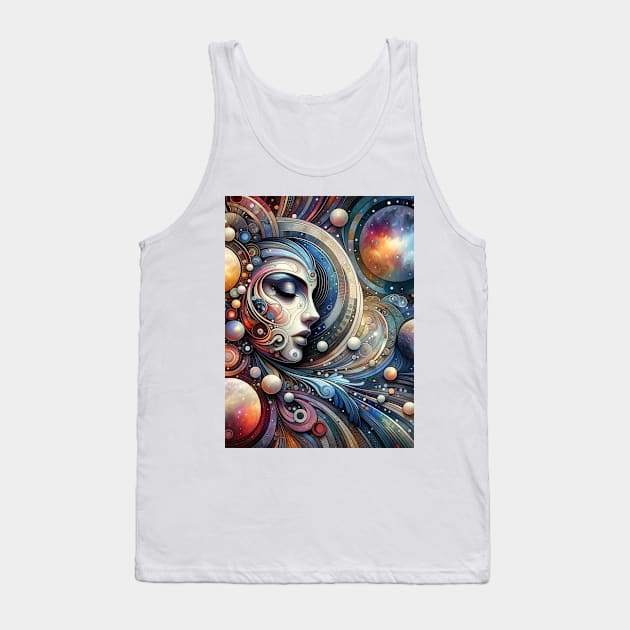 Whimsical Euphoria: A Dance of Colors and Dreams Tank Top by ryspayevkaisar